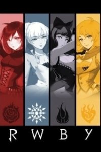 Постер Красный белый чёрный жёлтый (RWBY)