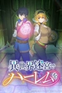 Постер Гарем рабов в лабиринте другого мира (Isekai Meikyuu de Harem wo)