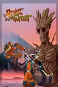 Постер Ракета и Грут (Marvel's Rocket & Groot)