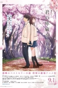 Постер Я хочу съесть твою поджелудочную (Kimi no suizo wo tabetai)